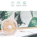 USAMS Desk Fan LED Light grey (US-ZB065)