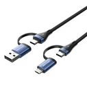 Καλώδιο USB 4 σε 1 USB 2.0 Vention CTLLH 1m (μαύρο)