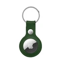 Crong Leather Case with Key Ring Apple AirTag (green)