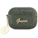 Guess GUAP2GLGSHA Apple AirPods Pro 2 khaki Glitter Flake 4G Charm