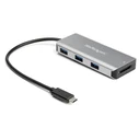 USB Hub 3 Θύρες Startech HB31C3ASDMB Ασημί