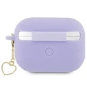 Guess GUAP2LSCHSU Apple AirPods Pro 2 purple Silicone Charm Heart Collection