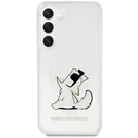 Karl Lagerfeld KLHCS23MCFNRC Samsung Galaxy S23+ Plus transparent hardcase Choupette Fun