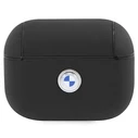 BMW BMAP2SSLBK Apple AirPods Pro 2 black Geniune Leather Silver Logo