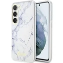 Guess GUHCS23MPCUMAH Samsung Galaxy S23+ Plus white hardcase Marble