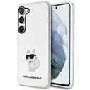 Karl Lagerfeld KLHCS23SHNCHTCT Samsung Galaxy S23 transparent hardcase Ikonik Choupette