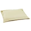 Beige Single-Seat Double-Sided (Reversible) Seat Cushion