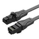 Καλώδιο Δικτύου Vention Flat UTP Cat. 6 IBABF RJ45 1000Mbps 1m, Black