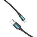 Καλώδιο USB Vention 2.0 A to Micro USB COLBI 3A 3m Black
