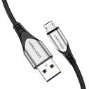 Καλώδιο USB Vention 2.0 A to Micro USB COAHI 3A 3m gray