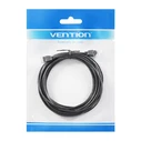 Καλώδιο Δικτύου Vention UTP CAT6A IBIBF RJ45 10Gbps 1m Black Slim Type