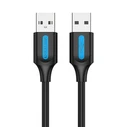 Καλώδιο USB Vention 2.0 COJBC 2A 0.25m Black PVC