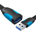 Καλώδια USB Vention Flat USB 3.0 extender VAS-A13-B200 2m Black