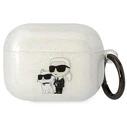 Karl Lagerfeld KLAPHNKCTGT Apple AirPods Pro transparent Gliter Karl&Choupette