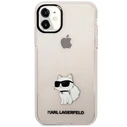 Karl Lagerfeld KLHCN61HNCHTCP Apple iPhone 11/XR pink hardcase Ikonik Choupette