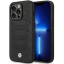 BMW BMHMP14L22RPSK Apple iPhone 14 Pro black Leather Seats Pattern MagSafe