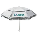 Campus 2m Garden/Patio/Beach Umbrella Lime-Green with Silver External Lining, Metal Frame