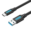 Καλώδιο USB Vention 3.0 A to USB-C COZBG 3A 1.5m Black PVC
