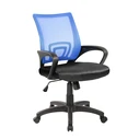 Velco Pro Systems Children's Office Chair Blue-Black 55x49x86/96cm Breathable Mesh & PVC