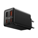 Φορτιστής Πρίζας Baseus GAN6 Pro Fast Charger, 2xUSB-C + 2xUSB, 65W (black)