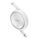 Καλώδιo USB-C to USB-C Baseus Free2Draw, PD, 100W, 1m (white)