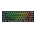 Gaming Πληκτρολόγιο Royal Kludge Mechanical RK61 RGB, red switch (black)