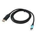 Καλώδιo USB C σε DisplayPort i-Tec C31CBLDP60HZ2M (2 m) 4K Ultra HD Μαύρο