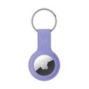 Crong Silicone Case with Key Ring Apple AirTag pendant (purple)