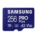 Κάρτα Μνήμης microSDXC 256GB Samsung PRO Plus U3 A2 V30 (MB-MD256SA/EU)