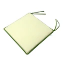 Seat Cushion Ecru-Khaki Single-Seater Double-Sided