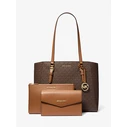 Michael Kors Charlotte Leather Women's Shoulder Bag Brown (35F3GCFT9T-BRO)