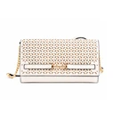 Michael Kors Women's Canvas Shoulder Bag 35S6G2ZC7Y-LTC (Light Cream / Beige)