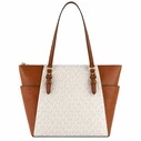 Michael Kors Women's Canvas Tote Bag 35T0GCFT3BVAN (Vanilla) - Model 35T0GCFT3BVAN