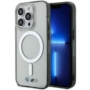 BMW BMHMP14LHCRS Apple iPhone 14 Pro transparent hardcase Silver Ring MagSafe