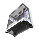 Darkflash DS900 White Midi Tower Κουτί Υπολογιστή με Πλαϊνό Παράθυρο και 7 ARGB Fans