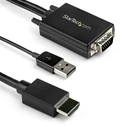 Καλώδιο HDMI σε VGA Startech VGA2HDMM2M (2 m) Μαύρο