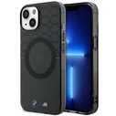 BMW BMHMP14SHGPK Apple iPhone 14 grey Pattern MagSafe
