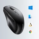 UGREEN MU101 Ergonomic Wireless Mouse Black