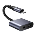 Αντάπτορας 2-in-1 Audio Joyroom SY-L01 Lightning to 3.5mm + Lightning (black)