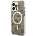 Guess GUHMP13LH4STW Apple iPhone 13 Pro brown hardcase 4G MagSafe