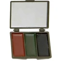 Velco FUMO Set of Three Colors (Black - Brown - Khaki) in Cassette with Mirror