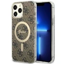 Guess GUHMP13XH4STW Apple iPhone 13 Pro Max brown hardcase 4G MagSafe