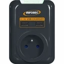 Προστασία από υπέρταση INFOSEC S1 USB NEO Μαύρο