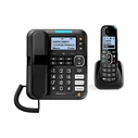 Amplicomms BigTel 1580 μαύρο τηλέφωνο με μεγάλα πλήκτρα (corded + DECT combo)