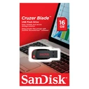 USB Stick 16GB USB 2.0 SanDisk Cruzer Blade Black/Red