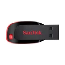 USB Stick 16GB USB 2.0 SanDisk Cruzer Blade Black/Red
