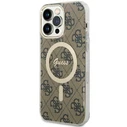 Guess GUHMP14XH4STW Apple iPhone 14 Pro Max brown hardcase 4G MagSafe