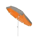 Velco Patio/Garden/Beach Umbrella - Orange with Silver Internal Coating (2 m) Metal Pole