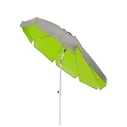 Campus 2m Khaki Beach/Garden/Patio Umbrella with External Silver Coating, Metal Pole (SKU 371-0408-3)