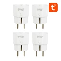 Μονόπριζο Smart plug WiFi Gosund SP111 3680W 16A, Tuya 4-pack